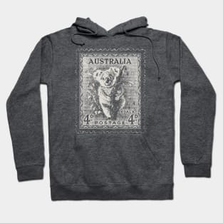 Koala Vintage Australia Stamp Hoodie